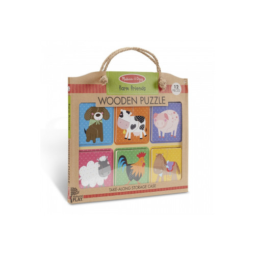 Пазл Melissa&Doug деревянные в футляре "Друзья фермы" (MD31363) – Melissa&Doug (вид 1)