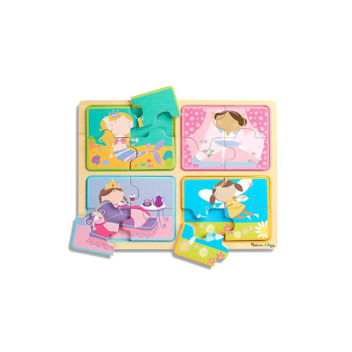 Пазл Melissa&Doug деревянные в футляре "Маленькие принцессы" (MD31365) – Melissa&Doug