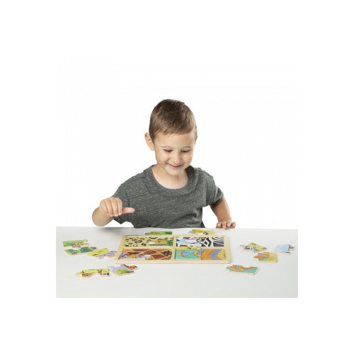 Пазл Melissa&Doug деревянные в футляре "Животные" (MD31362) – Melissa&Doug (вид 1)