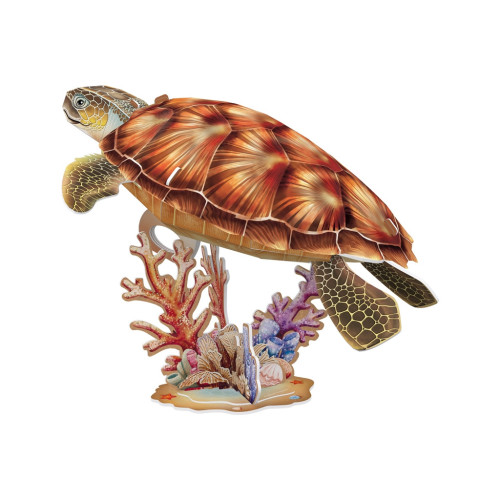 Пазл Cubic Fun 3D Исчезающие животные Морская черепаха (DS1080h) – Cubic Fun (вид 1)