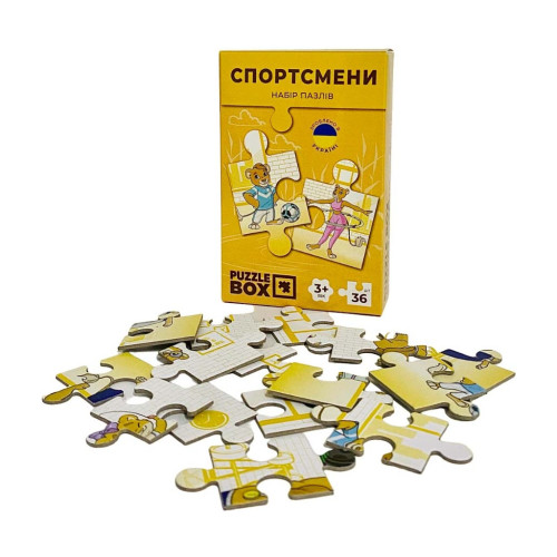 Пазл JoyBand набір Спортсмени 36 елементів (PB03) – JoyBand (вид 1)