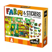 Пазл Headu с наклейками Ферма (MU24926)