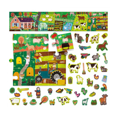 Пазл Headu с наклейками Ферма (MU24926) – Headu (вид 1)