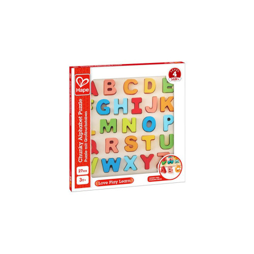 Пазл Hape деревянный Английский алфавит (E1551) – Hape