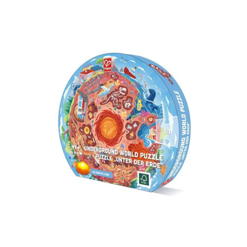 Пазл Hape круглий Підземний світ 36 елементів (E1637) – Hape