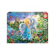 Пазл Educa Принцесса и единорог 1000 элементов (6336914)
