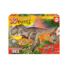 Пазл Educa 3D T-REX 82 элементов (6337222)