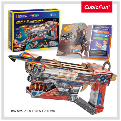 Пазл Cubic Fun Набір для моделювання STEM Пускова установка для літаків (DS1091h) – Cubic Fun (вид 2)