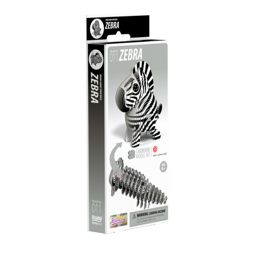 Пазл Eugy 3D Зоопарк Зебра (XEG-011) – Eugy (вид 1)