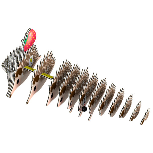 Пазл Eugy 3D Зоопарк Їжак (XEG-026) – Eugy (вид 2)