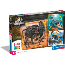 Пазл Clementoni Jurassic World 3 шт по 48 элементов (25314.00)