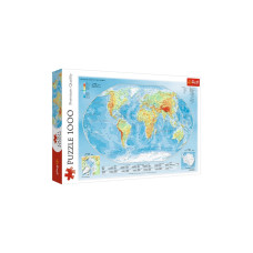 Пазл Trefl Фізична карта світу 1000 елементів (5900511104639)