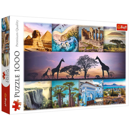 Пазл Trefl Колаж - Африка 1000 элементов (5900511107920) – Trefl