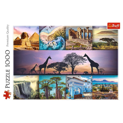 Пазл Trefl Колаж - Африка 1000 элементов (5900511107920) – Trefl (вид 1)