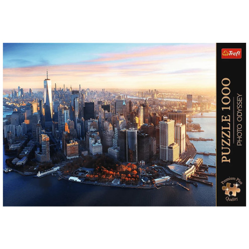 Пазл Trefl Premium Манхэттен, Нью-Йорк 1000 элементов (5900511108286) – Trefl (вид 1)