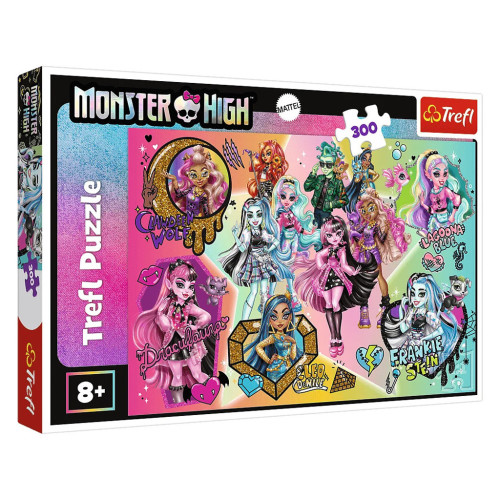 Пазл Trefl Monster High Зомбі на вершині! 300 елементів (5900511230277) – Trefl