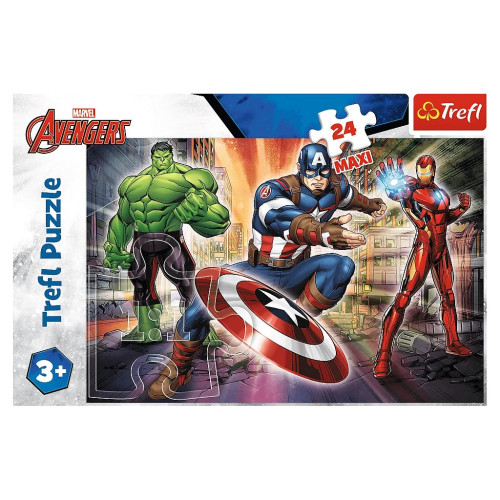 Пазл Trefl Maxi The Avengers У світі Месників 24 елемента (5900511143218) – Trefl (вид 2)