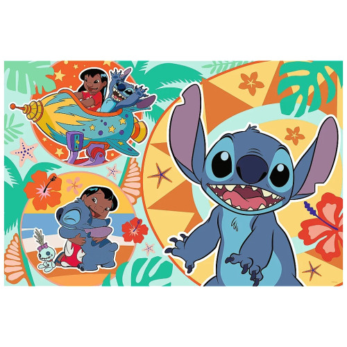 Пазл Trefl Maxi Lilo&Stitch Щасливий день 24 елемента (5900511143652) – Trefl (вид 1)