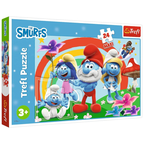 Пазл Trefl Maxi The Smurfs День смурфа 24 елемента (5900511143744) – Trefl