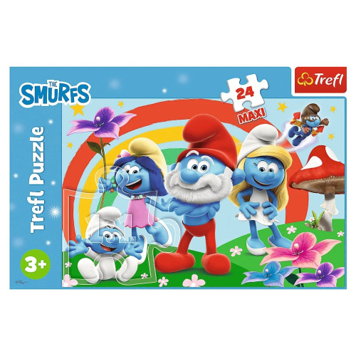 Пазл Trefl Maxi The Smurfs День смурфа 24 елемента (5900511143744) – Trefl (вид 2)