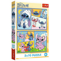 Пазл Trefl Lilo&Stitch Со Стичем не скучно 2x70 (5900511344448)
