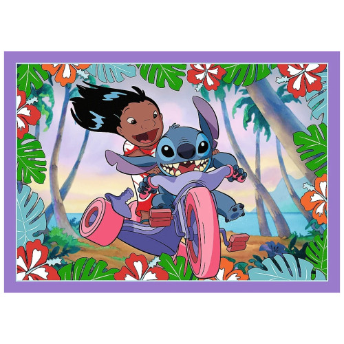 Пазл Trefl Lilo&Stitch Шалений день4 in 1 (35, 48, 54, 70) елемента (5900511346336) – Trefl (вид 2)