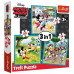 Пазл Trefl Mickey&friends Микки с друзьями 3 in1 (5900511348460) – Trefl