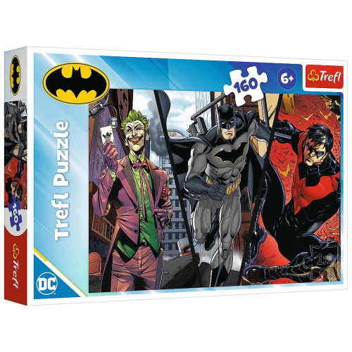 Пазл Trefl Batman Готовий до дії 160 елементів (5900511154252) – Trefl