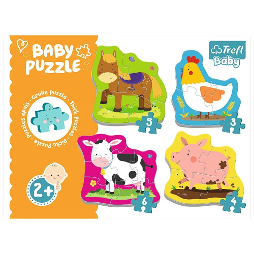 Пазл Trefl Baby Classic Тварини на фермі (5900511360707) – Trefl (вид 1)