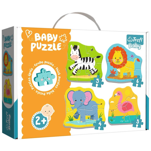 Пазл Trefl Baby Classic Животные на сафари (5900511360738) – Trefl