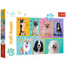 Пазл Trefl В мире собак 100 элементов (5900511164213)
