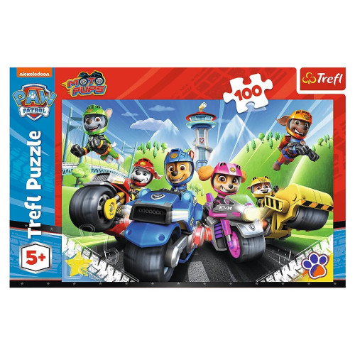 Пазл Trefl Paw Patrol Щенячий патруль на мотоциклах 100 элементов (5900511164305) – Trefl (вид 2)
