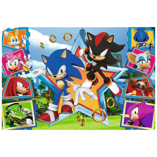 Пазл Trefl Sonic Зустрічайте Соніка 100 елементів (5900511164657) – Trefl (вид 1)