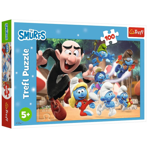 Пазл Trefl The Smurfs Уроки тата Смурфа 100 елементів (5900511164817) – Trefl