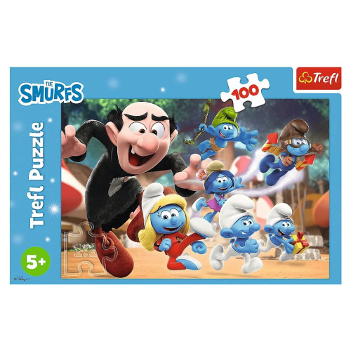 Пазл Trefl The Smurfs Уроки тата Смурфа 100 елементів (5900511164817) – Trefl (вид 2)