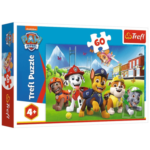 Пазл Trefl Paw Patrol Щенячий патруль на траві 60 елементів (5900511173758) – Trefl