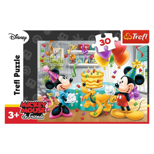 Пазл Trefl Mickey&friends Именинный торт 30 элементов (5900511182118) – Trefl (вид 1)