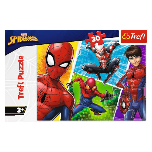 Пазл Trefl Spiderman Людина-павук і Мігель 30 елементів (5900511182422) – Trefl (вид 1)