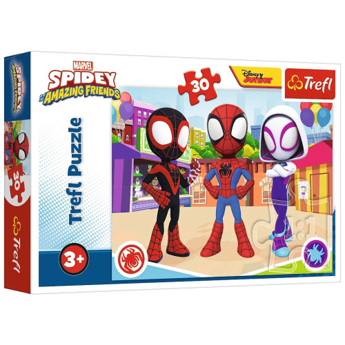 Пазл Trefl Spiderman Пригоди Спайді та друзів 30 елементів (5900511182859) – Trefl