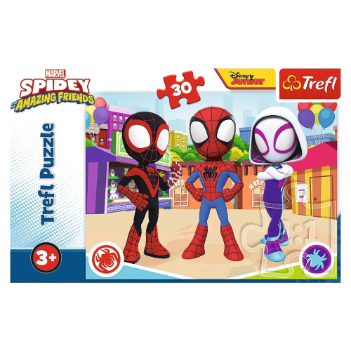 Пазл Trefl Spiderman Пригоди Спайді та друзів 30 елементів (5900511182859) – Trefl (вид 2)