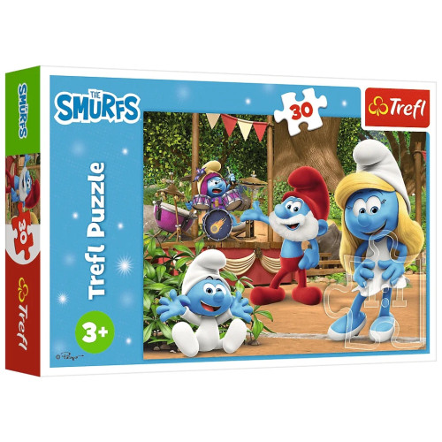 Пазл Trefl The Smurfs Смурфет і Смурфики 30 елементів (5900511183122) – Trefl