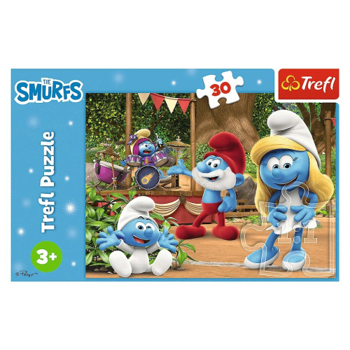 Пазл Trefl The Smurfs Смурфет і Смурфики 30 елементів (5900511183122) – Trefl (вид 2)