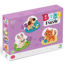 Пазл DoDo 3 в 1 Домашние животные (300395)