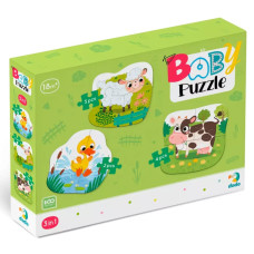 Пазл DoDo 3 в 1 Сільські тварини (300393)