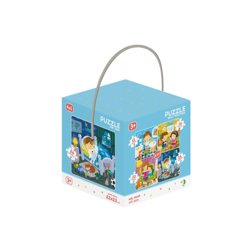 Пазл DoDo 4 в 1 Мій день (300130) – DoDo