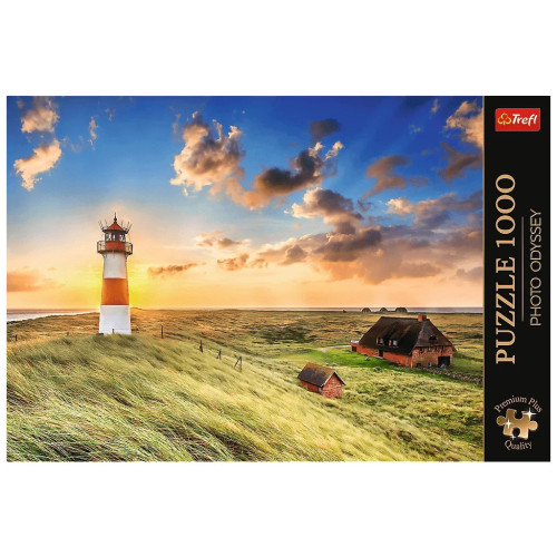 Пазл Trefl Premium Маяк Ліст-Ост, Німеччина 1000 елементів (5900511108231) – Trefl (вид 1)