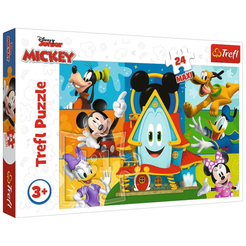 Пазл Trefl Maxi Mickey&friends Микки Маус и друзья 24 элемента (5900511143515) – Trefl