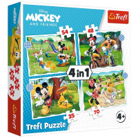Пазл Trefl Mickey&friends Хороший день (35, 48, 54, 70) элемента (5900511346046)