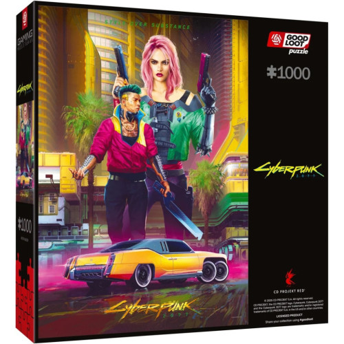 Пазл GoodLoot Cyberpunk 2077 Kitsch Style 1000 ел. (5908305249696) – GoodLoot (вид 2)