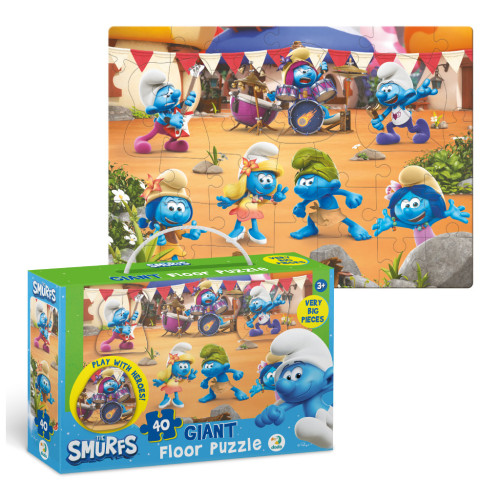 Пазл DoDo великий на підлогу The Smurfs. Музика грає (200619) – DoDo (вид 1)